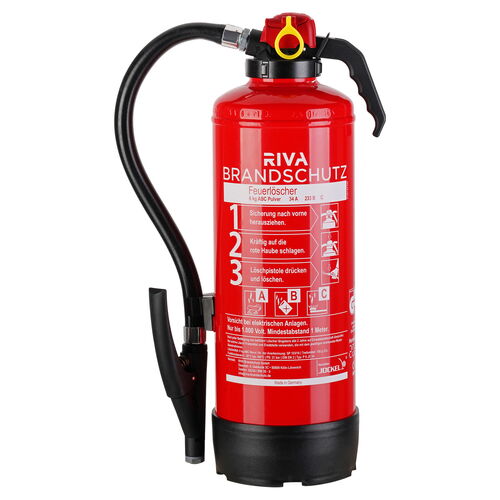 Auflade-Feuerlöscher Riva P6JX34